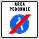 FINE AREA PEDONALE URBANA